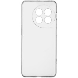 Силиконовый чехол для OnePlus 11 TPU 1мм с защитой камеры Прозрачный