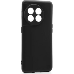 Силиконовый чехол для OnePlus 11 TPU mate 1mm с защитой камеры матовый Черный