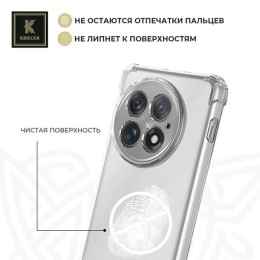 Силиконовый чехол для OnePlus 13Krieger Mix 1.5мм противоударный Прозрачный
