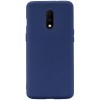 Силиконовый чехол для OnePlus 7 TPU 1мм Синий матовый