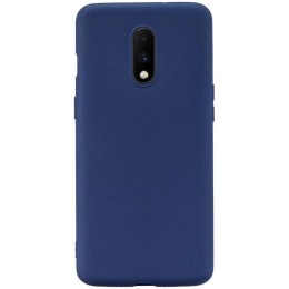 Силиконовый чехол для OnePlus 7 TPU 1мм Синий матовый