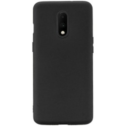 Силиконовый чехол для OnePlus 7 TPU 1мм Черный матовый