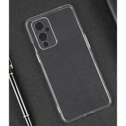 Силиконовый чехол для OnePlus 9 TPU с защитой камеры Прозрачный