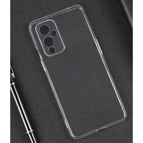 Силиконовый чехол для OnePlus 9 TPU с защитой камеры Прозрачный