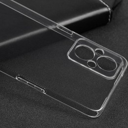 Силиконовый чехол для OnePlus Nord N20 TPU 1мм с защитой камеры Прозрачный