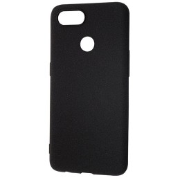 Силиконовый чехол для Oppo A12 TPU 1мм Черный матовый