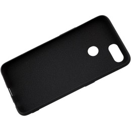 Силиконовый чехол для Oppo A12 TPU 1мм Черный матовый