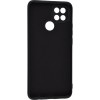 Силиконовый чехол для Oppo A15s TPU 1мм с защитой камеры Черный