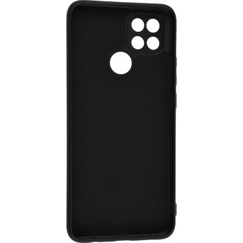 Силиконовый чехол для Oppo A15s TPU 1мм с защитой камеры Черный