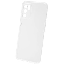 Силиконовый чехол для Oppo A16 TPU 1мм с защитой камеры Прозрачный