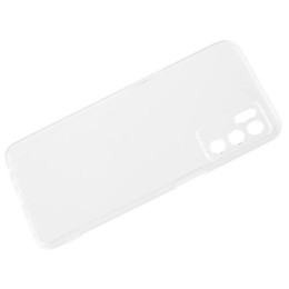 Силиконовый чехол для Oppo A16 TPU 1мм с защитой камеры Прозрачный