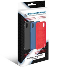 Силиконовый чехол для Oppo Reno 5 Lite DF o11 Черный