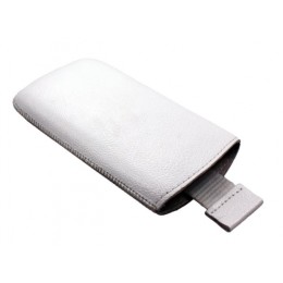 Чехол кожаный для Philips Xenium E560 белый
