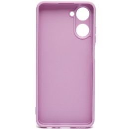 Силиконовый чехол для Realme 10 Soft Matte с микрофиброй Сиреневый