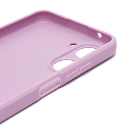 Силиконовый чехол для Realme 10 Soft Matte с микрофиброй Сиреневый