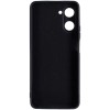 Силиконовый чехол для Realme 10 Soft Matte с микрофиброй Черный