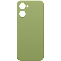 Силиконовый чехол для Realme 10 Pro 5G Soft Matte с микрофиброй Оливковый