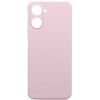 Силиконовый чехол для Realme 10 Pro 5G Soft Matte с микрофиброй Пыльно розовый