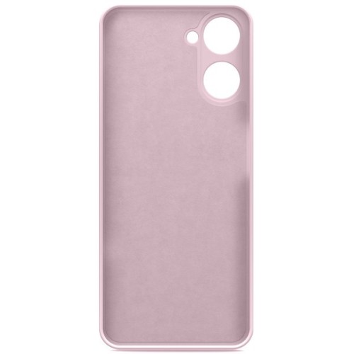 Силиконовый чехол для Realme 10 Pro 5G Soft Matte с микрофиброй Пыльно розовый