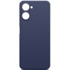Силиконовый чехол для Realme 10 Pro 5G Soft Matte с микрофиброй Синий