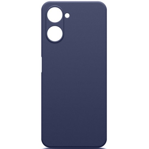 Силиконовый чехол для Realme 10 Pro 5G Soft Matte с микрофиброй Синий