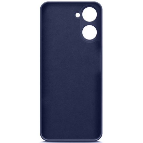 Силиконовый чехол для Realme 10 Pro 5G Soft Matte с микрофиброй Синий