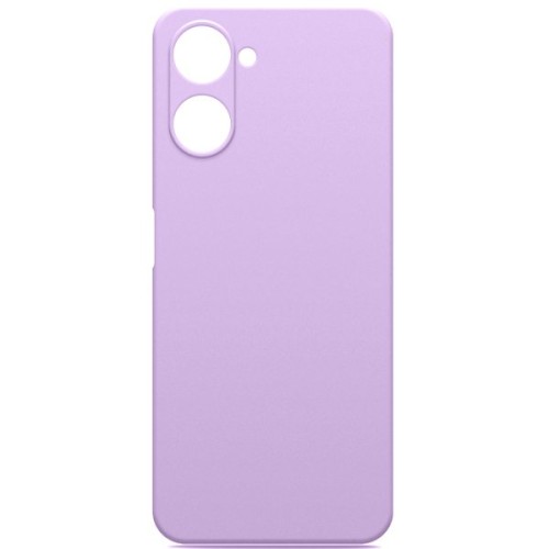 Силиконовый чехол для Realme 10 Pro 5G Soft Matte с микрофиброй Сиреневый