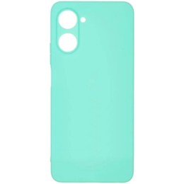 Силиконовый чехол для Realme 10 Pro 5G Soft Matte с защитой камеры Бирюзовый