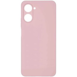 Силиконовый чехол для Realme 10 Pro 5G Soft Matte с защитой камеры Пыльно розовый