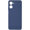 Силиконовый чехол для Realme 10 Pro 5G Soft Matte с защитой камеры Синий