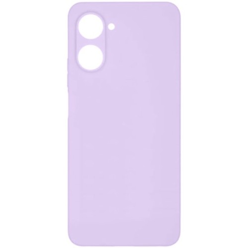 Силиконовый чехол для Realme 10 Pro 5G Soft Matte с защитой камеры Сиреневый