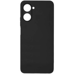 Силиконовый чехол для Realme 10 Pro 5G Soft Matte с защитой камеры Черный