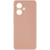 Силиконовый чехол для Realme 10 Pro+ 5G Soft Matte с микрофиброй Пыльно розовый