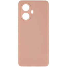 Силиконовый чехол для Realme 10 Pro+ 5G Soft Matte с микрофиброй Пыльно розовый