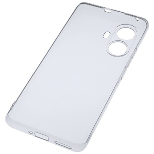 Силиконовый чехол для Realme 10 Pro+ 5G TPU 1мм с защитой камеры Прозрачный