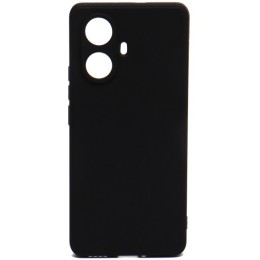 Силиконовый чехол для Realme 10 Pro+ 5G TPU 1мм с защитой камеры Черный