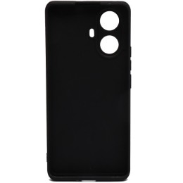 Силиконовый чехол для Realme 10 Pro+ 5G TPU 1мм с защитой камеры Черный