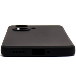 Силиконовый чехол для Realme 10 Pro+ 5G TPU 1мм с защитой камеры Черный