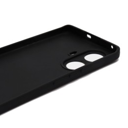 Силиконовый чехол для Realme 10 Pro+ 5G TPU 1мм с защитой камеры Черный