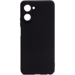 Силиконовый чехол для Realme 10 Pro 5G TPU 1мм с защитой камеры Черный