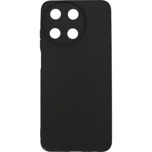 Силиконовый чехол для Realme 11 TPU mate 1mm с защитой камеры матовый Черный