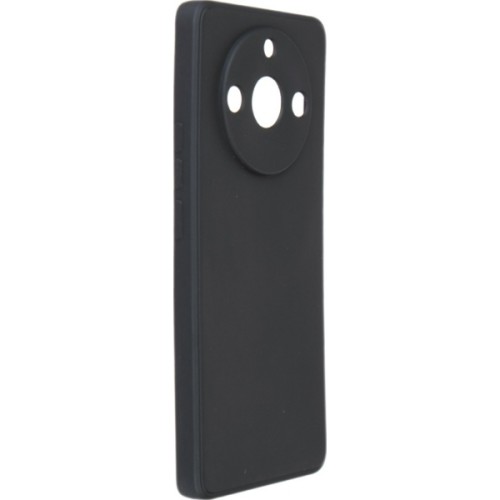 Чехол-накладка для Realme 11 Pro 5G/11 Pro + 5G черный Soft Matte с микрофиброй