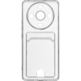 Чехол-накладка для Realme 11 Pro 5G/11 Pro+ 5G прозрачный Silicone Card Holder защита камеры