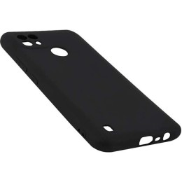 Силиконовый чехол для Realme 7i TPU 1мм с защитой камеры Черный