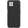 Силиконовый чехол для Realme 8i Soft с микрофиброй Черный