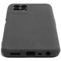 Силиконовый чехол для Realme 8i Soft с микрофиброй Черный
