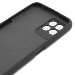 Силиконовый чехол для Realme 8i Soft с микрофиброй Черный