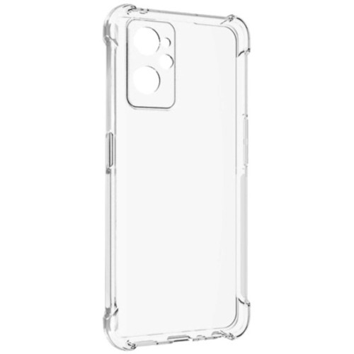 Силиконовый чехол для Realme 9i TPU 1мм с усиленными углами и защитой камеры Прозрачный