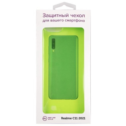 Силиконовый чехол для Realme C11 2021 iBox Crystal Светло зеленый