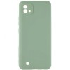 Силиконовый чехол для Realme C11 2021 Soft Matte с защитой камеры Оливковый